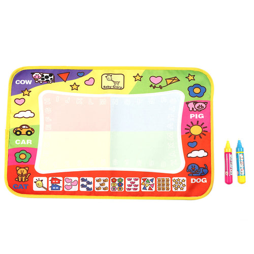 455 * 29 CM Water Drawing Mat Board Painting and Writing Doodle Non-toxic Drawing Board With Magic Water Pen for Baby Kids