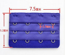 4Pcs Ladies Useful Bra Extenders Strap Extension 4 Hooks 4 Rows Adjustable Belt Buckle Multi Color Available