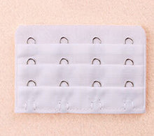 4Pcs Ladies Useful Bra Extenders Strap Extension 4 Hooks 4 Rows Adjustable Belt Buckle Multi Color Available