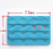 4Pcs Ladies Useful Bra Extenders Strap Extension 4 Hooks 4 Rows Adjustable Belt Buckle Multi Color Available