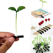 4Pcs Novelty grass clips popular headwear clasp antenna hairpins 4*6cm hair pin bean sprout headwear