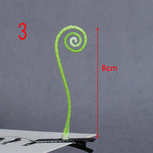 4Pcs Novelty grass clips popular headwear clasp antenna hairpins 4*6cm hair pin bean sprout headwear