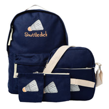 4Pcs Korean Women Canvas Backpacks Woman Harajuku Laptop Backpack Shoulder School Back Bags for Teenage Girls Rugzak Vrouwen