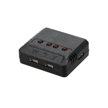 4pcs 37V 200mAh 30C Upgrade Lipo Battery with 4 in 1 Charger Set for Blade Inductrix Tiny Whoop BLH8700 BLH8580 RC Quadcopter
