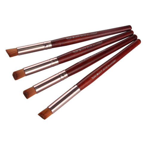 4pcss Pro Eye Brushes Set Eyeshadow Foundation Mascara Blending Pencil Brush Makeup Brusheake up Tool Cosmetic