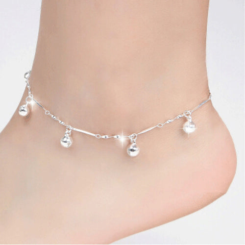 5 Bells Women Chain Ankle Luxury Women Bracelet Barefoot Beach Foot Jewelry Anklets Best Gift