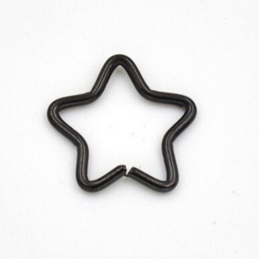 5 Colors s Punk Ear Cuff Wrap Five Pointed Star Clip On Earring Non Piercing Jewelry