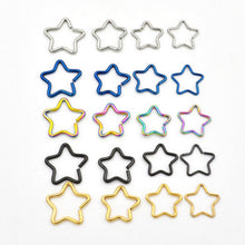 5 Colors s Punk Ear Cuff Wrap Five Pointed Star Clip On Earring Non Piercing Jewelry