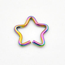 5 Colors s Punk Ear Cuff Wrap Five Pointed Star Clip On Earring Non Piercing Jewelry