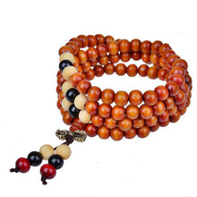 5 Colors 6mm 108 Prayer Bead Mala Multi-layer Bracelet Women Men Sandalwood Buddhist Buddha Meditation Bracelets