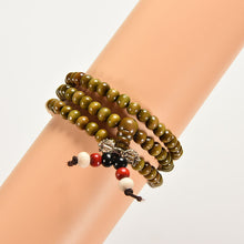 5 Colors 6mm 108 Prayer Bead Mala Multi-layer Bracelet Women Men Sandalwood Buddhist Buddha Meditation Bracelets