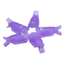 5pc Remover Gel Polish Nail Art Soakers UV Nail Degreaser Polish Wrap Tool Nails Remover Soak Off Cap Clip