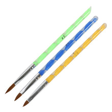 5 Pieces Acrylic Nail Art UV Gel Carving Pen Brush Liquid Powder DIY No.4 6 8 10 12 Nail Tools Sets