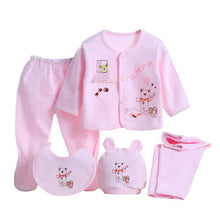5 Pieces/set Newborn Baby Clothing Set Brand Baby Boy/Girl Clothes 100% Cotton Cartoon Underwear 0-3M