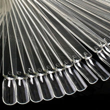 50 Pieces False Display Nail Art Fan Wheel Polish Practice Tip Sticks Design Decor Set