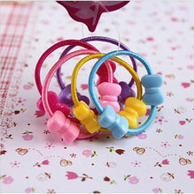 50Pcs Cartoon Animal Shape Elastic Hair Bands Baby Mini Rubber Band Hair Rope Ponytail Holder for Kids Girl