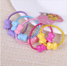 50Pcs Cartoon Animal Shape Elastic Hair Bands Baby Mini Rubber Band Hair Rope Ponytail Holder for Kids Girl