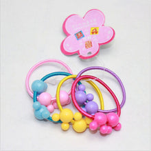 50Pcs Cartoon Animal Shape Elastic Hair Bands Baby Mini Rubber Band Hair Rope Ponytail Holder for Kids Girl
