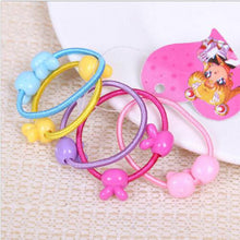 50Pcs Cartoon Animal Shape Elastic Hair Bands Baby Mini Rubber Band Hair Rope Ponytail Holder for Kids Girl