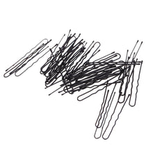 50pcs Beauty Hair Pins Thin U Shape Hair Bobby Pin Black Metal Clips Health Hair Care Styling Tools