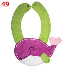 56 Patterns Kids Baby Bibs Animals Waterproof Cotton Saliva Towel Infant Lunch Bib
