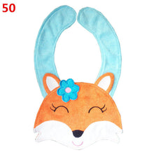 56 Patterns Kids Baby Bibs Animals Waterproof Cotton Saliva Towel Infant Lunch Bib