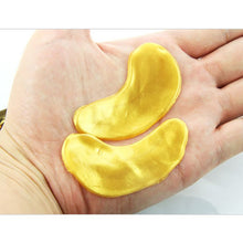 5Pairs 24K Gold Powder Eye Patches Remove Mask Crystal Collagen Anti-Puffiness Dark Circle New