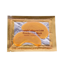 5Pairs 24K Gold Powder Eye Patches Remove Mask Crystal Collagen Anti-Puffiness Dark Circle New