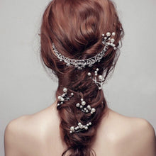 5Pcs Women Wedding Bridal Bridesmaid Pearls Hair Pins Clips Comb Headband Women Jewelry