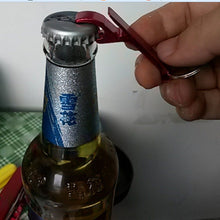 5Pcs 6cm Pocket Key Chain Beer Bottle Opener Claw Bar Small Beverage Keychain Ring Random Color