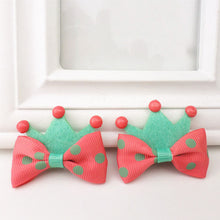 5Pcs Kid Girl Baby Princess Barrette Ribbon Crown Molding Hairpin Hair Clips
