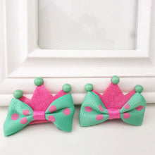 5Pcs Kid Girl Baby Princess Barrette Ribbon Crown Molding Hairpin Hair Clips