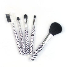 5pcs Makeup Blush Eyeshadow Leopard Brushes Lipstic Cosmetic Make Up Brush Set Tool New