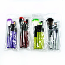 5pcs Makeup Blush Eyeshadow Leopard Brushes Lipstic Cosmetic Make Up Brush Set Tool New