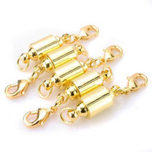 5Pcs Metal Strong Magnetic Clasps With Lobster Clasp For Making Necklaces Bracelets Buckles DIY Jewelry Findings