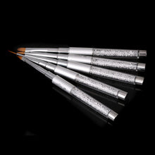 5Pcs Nail Brush Set Nail Art UV Gel Salon Pen Nail Art Design Pen Set Painting Dotting Brush Kit Tool
