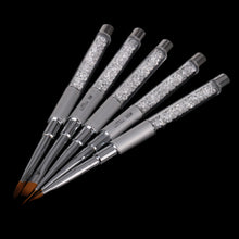 5Pcs Nail Brush Set Nail Art UV Gel Salon Pen Nail Art Design Pen Set Painting Dotting Brush Kit Tool