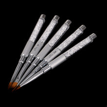 5Pcs Nail Brush Set Nail Art UV Gel Salon Pen Nail Art Design Pen Set Painting Dotting Brush Kit Tool