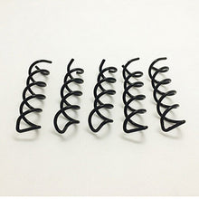 5Pcs Spiral Spin Screw Bobby Pin Hair Clip Twist Barrette Black Hairpins Hair Band Accessories