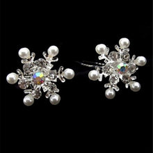 5Pcs Wedding Bridal Pearl Hair Pins Crystal Hair Stick Woman Pearl Flower Hair Clips Hair Jewelry Accessories