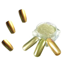 5g/ Gold Sliver Nail Glitter Powder Shinning Mirror Eye Shadow Makeup Powder Dust Nail Art DIY Chrome Pigment Glitters