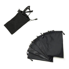 5pcs Special Fashion Black 17*8cm Microfiber Bags Glasses Bag For Sunglasses Mobile Phone Digital Charger