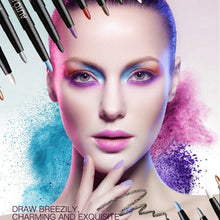 12 Colors Eyeshadow Eyeliner Pen Highlights Natural Long Lasting Waterproof Eye Shadow Pencil For Ladies Cosmetic Makeup Set