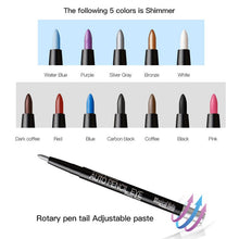 12 Colors Eyeshadow Eyeliner Pen Highlights Natural Long Lasting Waterproof Eye Shadow Pencil For Ladies Cosmetic Makeup Set
