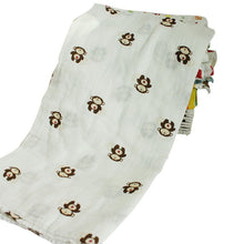 120x120cm Muslin Baby Cartoon Cute Swaddling Blanket born Infant Cotton Warm Swaddle Towel