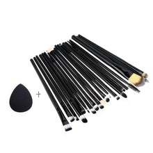 MAANGE 20pcs Makeup Brushes Set Powder Foundation Eyeshadow Eyeliner Lip Brush Tool + Sponge Beush S1