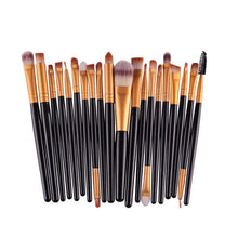 MAANGE 20pcs Makeup Brushes Set Powder Foundation Eyeshadow Eyeliner Lip Brush Tool + Sponge Beush S1