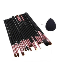 MAANGE 20pcs Makeup Brushes Set Powder Foundation Eyeshadow Eyeliner Lip Brush Tool + Sponge Beush S1