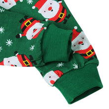 2pcss Kids Christmas Gift Clothing Set Cotton Long Sleeve Children Santa Print Suit Clothes Sets 2-7Years