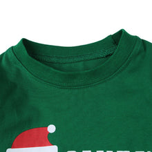 2pcss Kids Christmas Gift Clothing Set Cotton Long Sleeve Children Santa Print Suit Clothes Sets 2-7Years